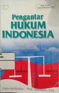 Image of Pengantar hukum Indonesia