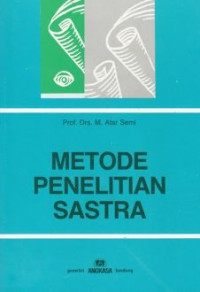 Image of Metode penelitian sastra