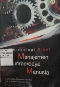 Image of Metodologi riset manajemen sumberdaya manusia