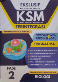 Image of Buku Spesial Medalis KSM MA Biologi Fase 2