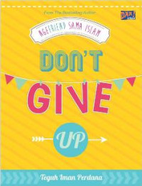 Image of Don't give up