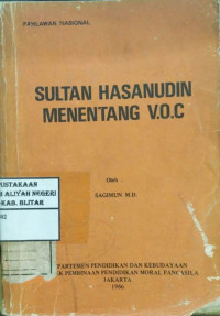 Image of Sultan Hasanudin menentang V.O.C