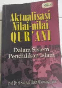 Image of Aktualisasi Nilai-nilai Qur'ani