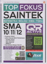 Image of TOP Fokus Saintek SMA 10, 11, 12 : Matematika-Biologi-Kimia-Fisika